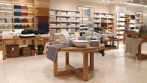 Interior de una tienda Zara Home