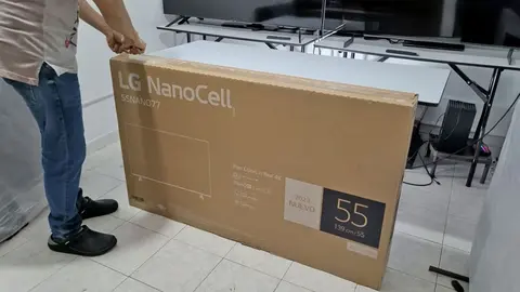 Televisi&oacute;n LG Nano de 55 pulgadas