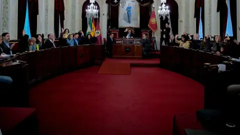Pleno extraordinario celebrado en el Ayuntamiento de C&aacute;diz
