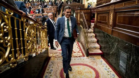 Pedro S&aacute;nchez, en una sesi&oacute;n de control en el Congreso de los Diputados