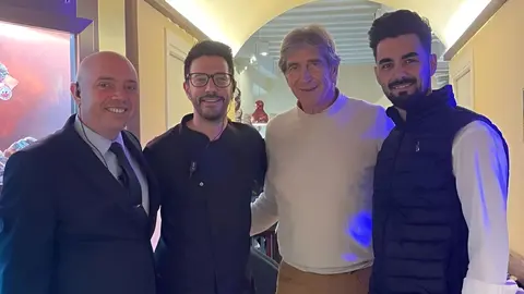 Manuel Pellegrini en el restaurante A Mar de Jerez