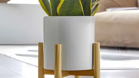 Maceta con soporte Livarno Home de Lidl