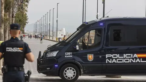 Un agente de la Polic&iacute;a Nacional, en una imagen de archivo