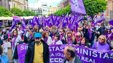 Imagen de archivo de una manifestaci&oacute;n por el 8M