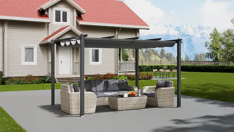 P&eacute;rgola Retr&aacute;ctil para Exteriores VEVOR en Leroy Merlin