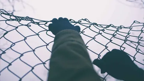 Escalado de vallado met&aacute;lico