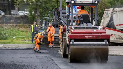 Asfaltado de Huelva en una imagen de archivo