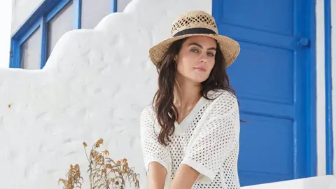 Usuaria de sandalias de Skechers