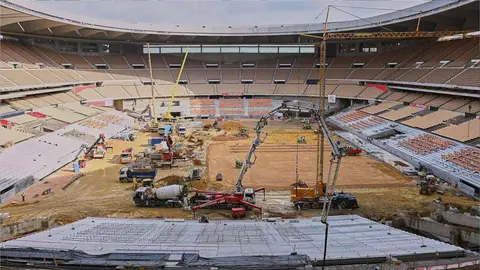 Obras en el Estadio de La Cartuja de Sevilla | Salvador L&oacute;pez Medina
