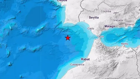 El terremoto se ha dejado sentir en Golfo de C&aacute;diz