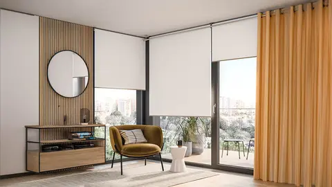 Estor enrollable opaco Bossa blanco INSPIRE