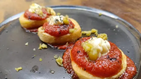 Una de las tapas de la ruta