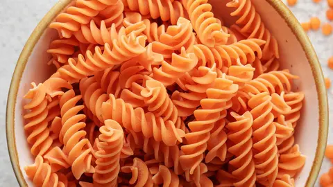 Pasta fusilli 100% lentejas rojas Felicia de Mercadona