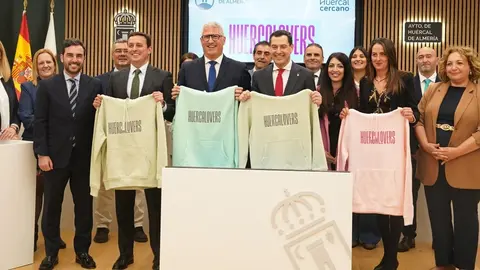 Juanma Moreno ha participado en un acto en Hu&eacute;rcal-Overa