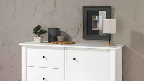 C&oacute;moda de 3 cajones y 1 puerta Livarno Home de Lidl