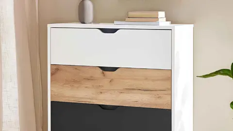 C&oacute;moda con 3 cajones Livarno Home de Lidl