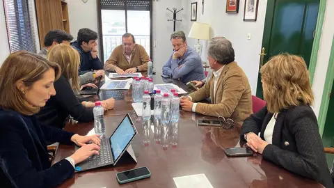 Reuni&oacute;n de concejales del PP con representantes del Colegio de Ingenieros T&eacute;cnicos de Ja&eacute;n