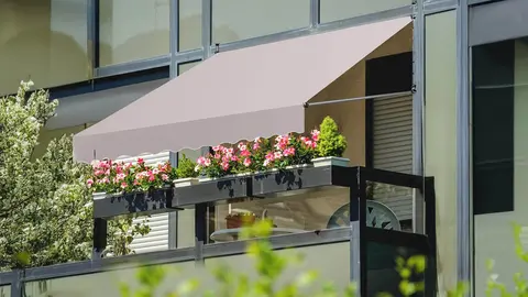 Toldo Manual Retractil para Balc&oacute;n con Manivela Daromigo