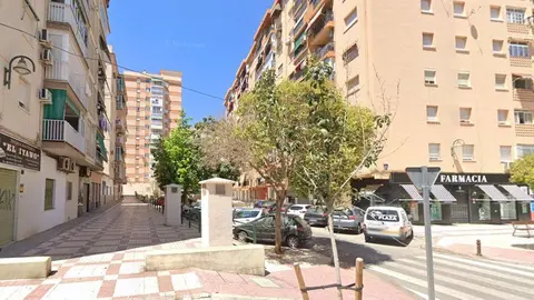 Calle Teresa de Calcuta, en el barrio de la Cruz del Humilladero