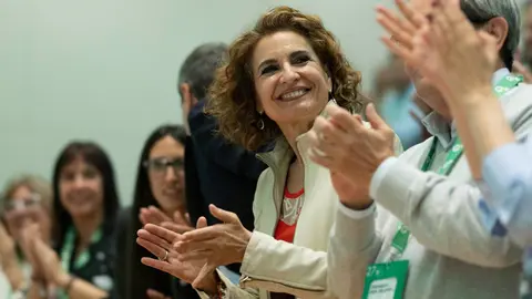 La secretaria general del PSOE-A, Mar&iacute;a Jes&uacute;s Montero