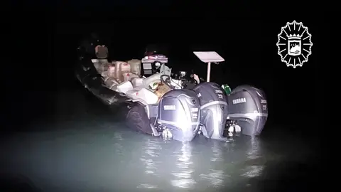 Incautada una narcolancha en M&aacute;laga
