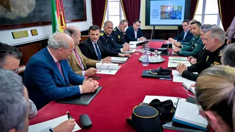 Celebraci&oacute;n de la Junta Local de Seguridad en C&aacute;diz