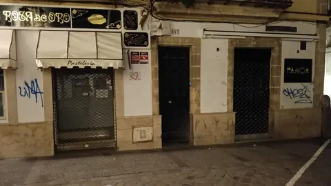 Pintadas en el centro de Jerez