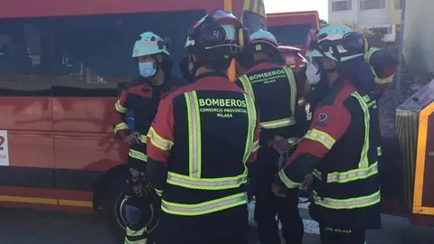 Bomberos de M&aacute;laga, en una imagen de archivo