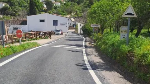 Actuaci&oacute;n en la MA-8307 en Jimera de L&iacute;bar