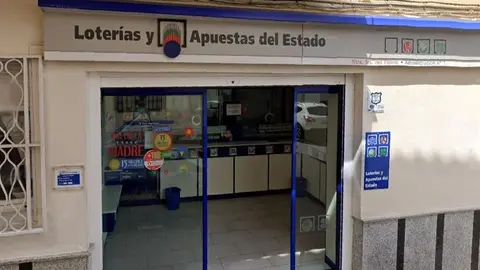 Imagen de archivo de un despacho receptor de d&eacute;cimos de la Loter&iacute;a Nacional