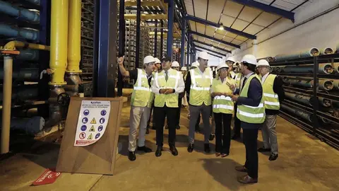 Visita a la desaladora de Marbella