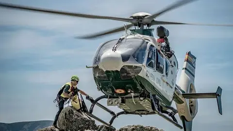 Imagen de un rescate de la Guardia Civil