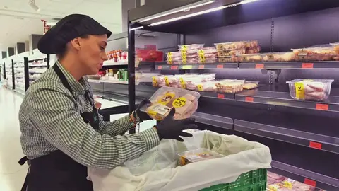 Reposici&oacute;n de alimentos en Mercadona