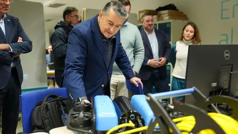 Antonio Sanz, en una visita reciente a una empresa andaluza