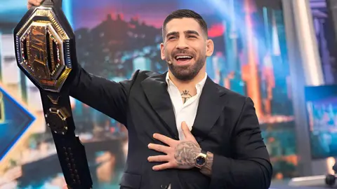 Ilia Topuria durante una de sus visitas a 'El Hormiguero' de Pablo Motos