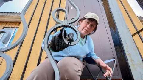 Mujer de profesi&oacute;n pintora