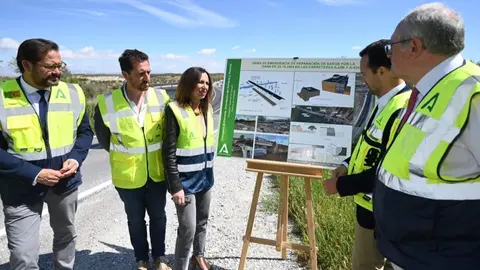 Obras en las carreteras de Granada