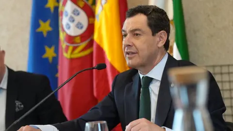 El presidente de la Junta de Andaluc&iacute;a, Juanma Moreno