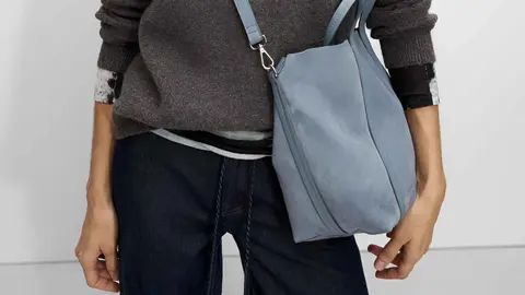 Bolso de mano tote de piel convertible a bandolera&nbsp;Parfois de El Corte Ingl&eacute;s
