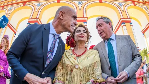 Mar&iacute;a Jes&uacute;s Montero, en una visita anterior a la Feria de Sevilla