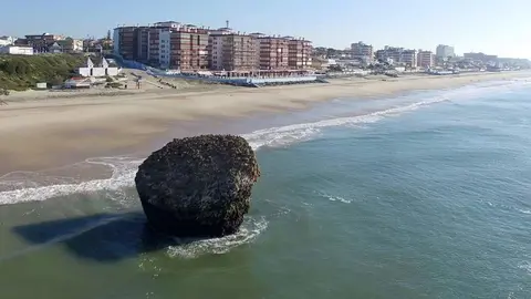 Imagen de la playa de Matalasca&ntilde;as