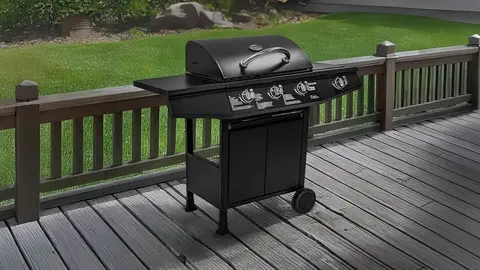 Barbacoa de gas Fireplus 3 m&aacute;s 1
