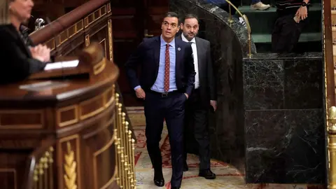 Pedro S&aacute;nchez y &Aacute;balos, en una imagen de archivo en el Congreso de los Diputados
