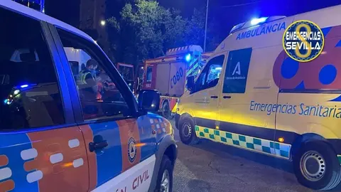 Una ambulancia en una foto de archivo