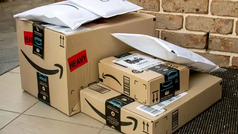Cajas de compras de Amazon