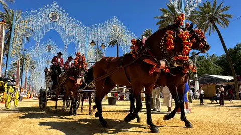 Carruaje en el real del parque Gonz&aacute;lez Hontoria | Cristo Garc&iacute;a