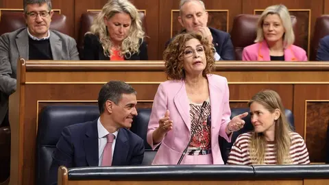 Mar&iacute;a Jes&uacute;s Montero, en una comparecencia en el Congreso de los Diputados