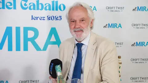 Agust&iacute;n Mu&ntilde;oz en la caseta de El MIRA | Cristo Garc&iacute;a