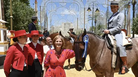 La alcaldesa de Jerez durante el acto de entrega de premios