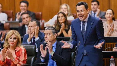 Juanma Moreno, recientemente en el Parlamento de Andaluc&iacute;a | Salvador L&oacute;pez Medina
